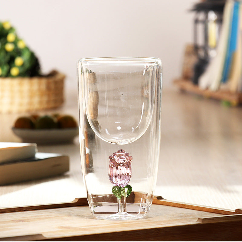 Double Glass Cup