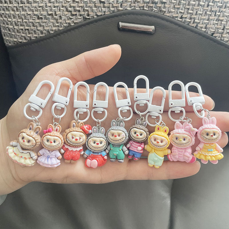 Tiny Labubu Buddy Keyring