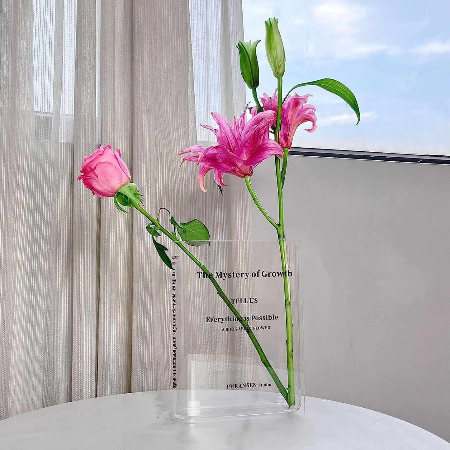 Book Vase for Flowers