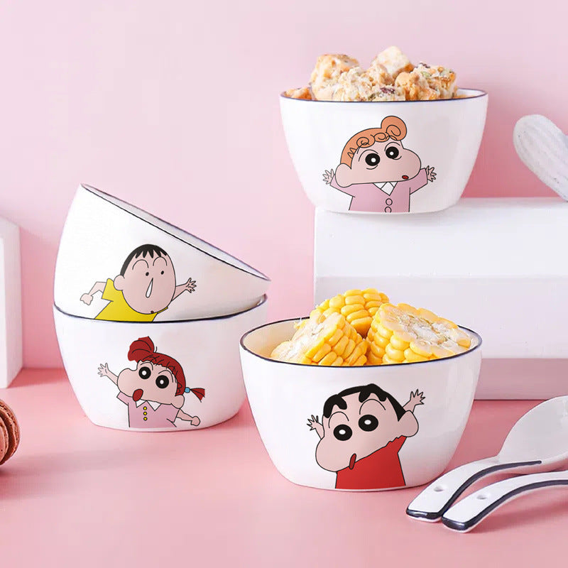 Shinchan Plates & Bowls Set
