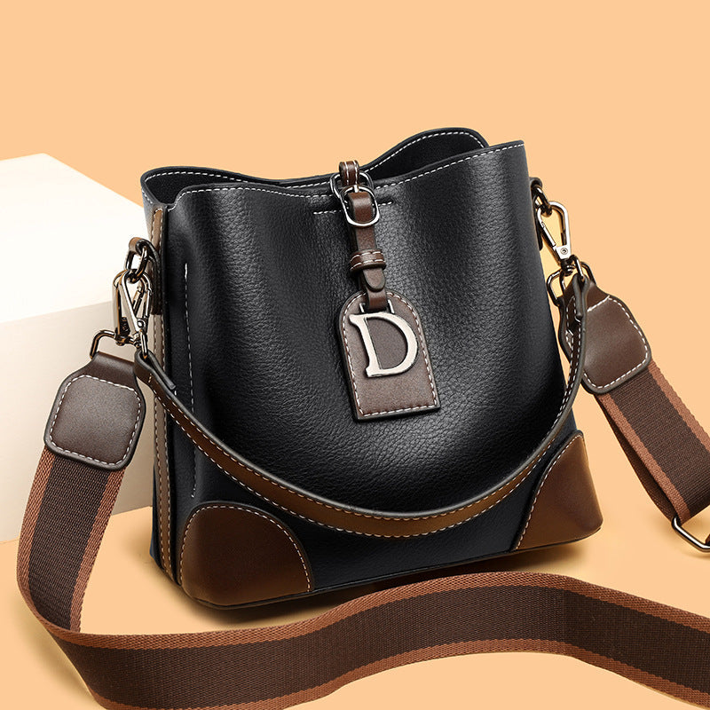Soft Leather Bucket Bag