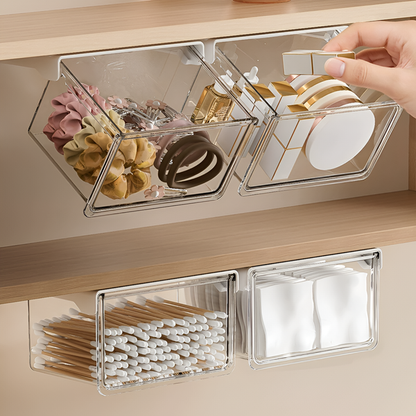 Transparent Cosmetic Storage Rack