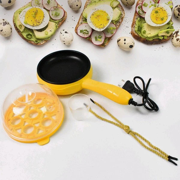 Mini Electric Frying Pan with Boiler