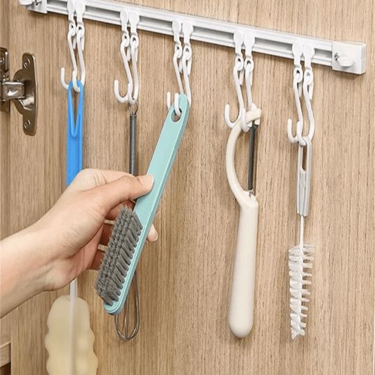 Wall Rail multipurpose hook (Pack of 2)