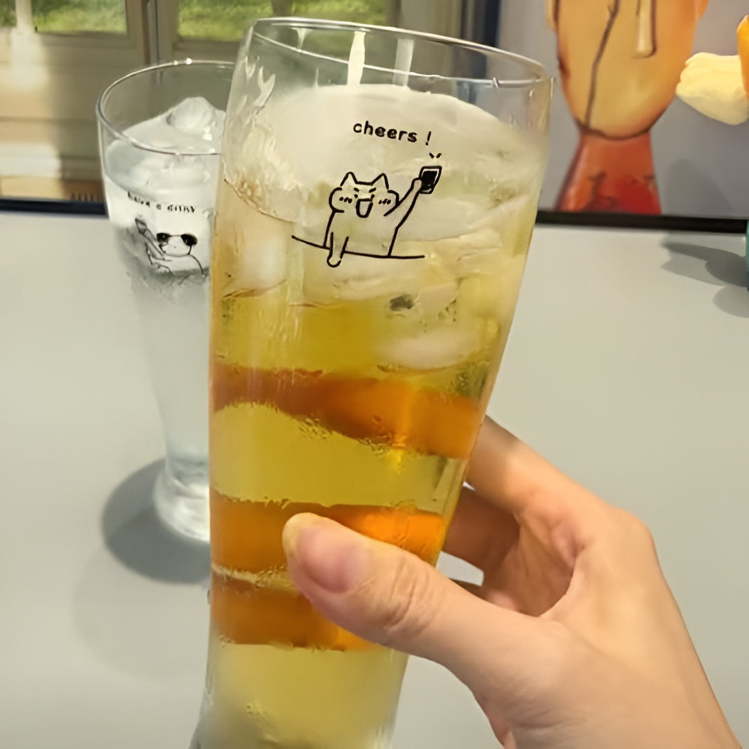 Cute Cheers Glass