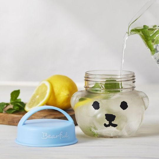 Bear-Shaped Drink Jars