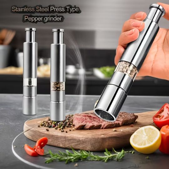Stainless Steel Pepper Grinder