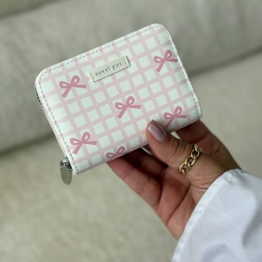 Cute Bow Mini Wallet