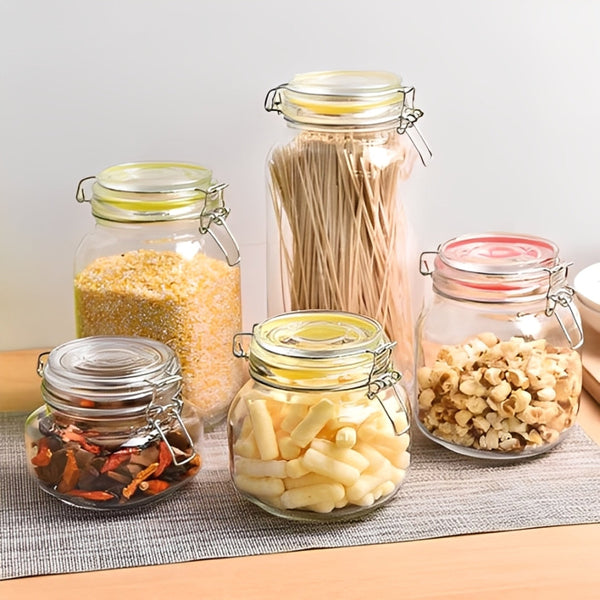 Glass Food Storage Jars
