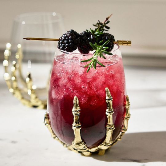 Skeleton Hand Glass