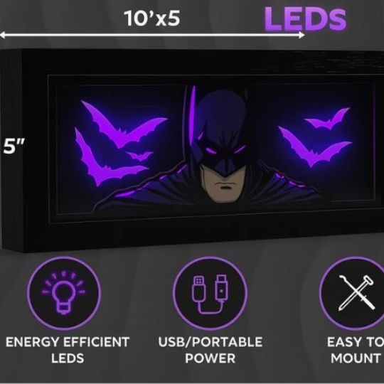 Batman LED Light Frame