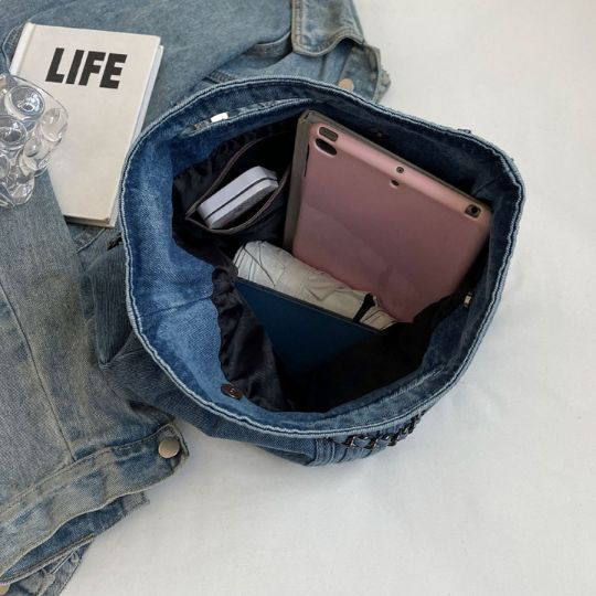Denim Shoulder Bag