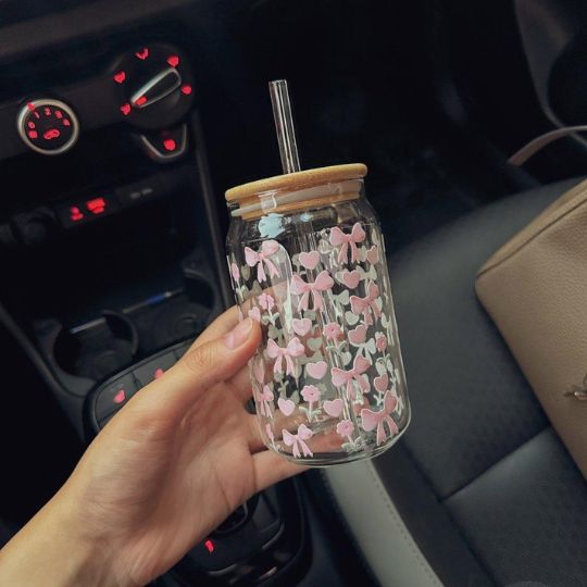 Cute Transparent Lid