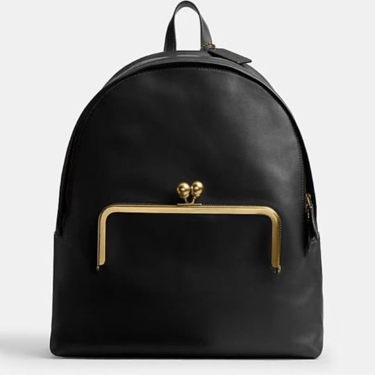 Kisslock Frame Backpack