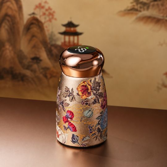 Floral Stainless Steel Thermos Cup(230 ML)