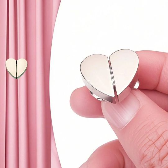 Heart-Shaped Curtain Hooks