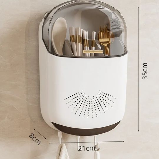 Wall-Mount Cutlery Holder