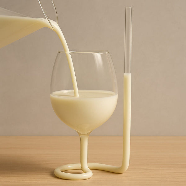 Spiral Straw Glass