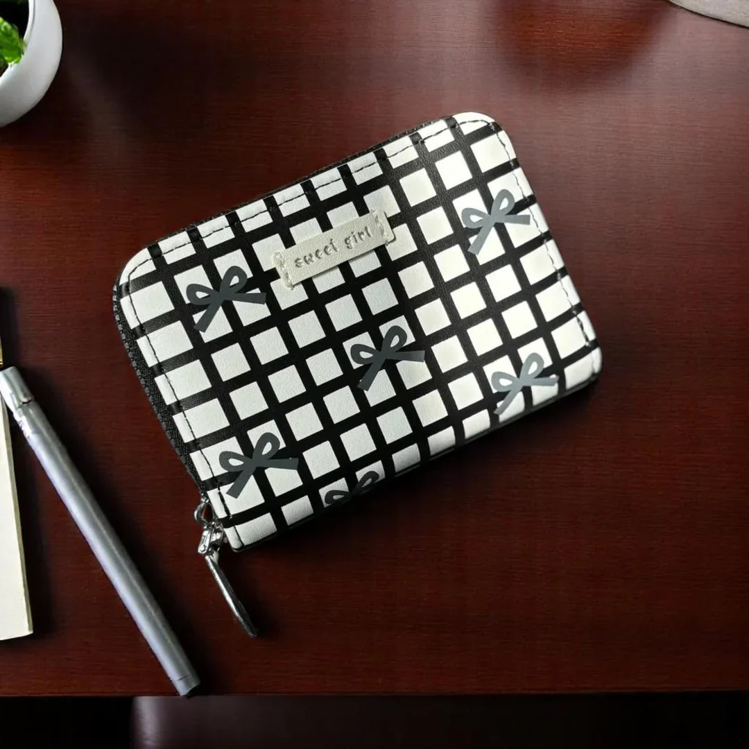 Cute Bow Mini Wallet