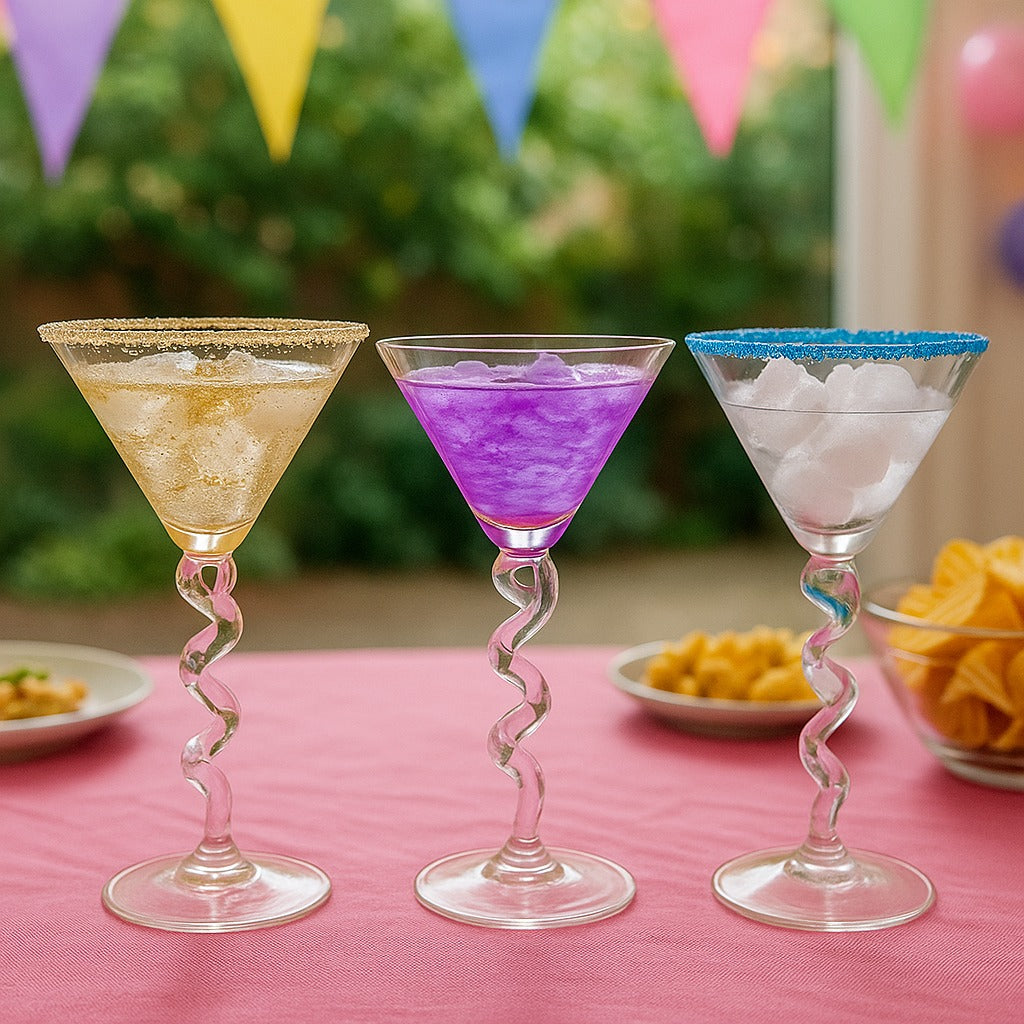 Elegant Spiral Glass
