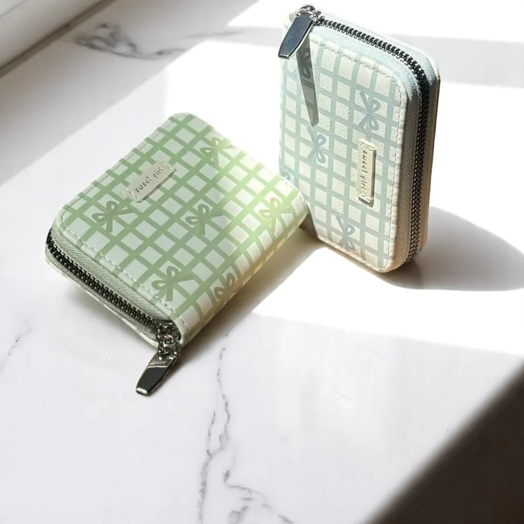Cute Bow Mini Wallet