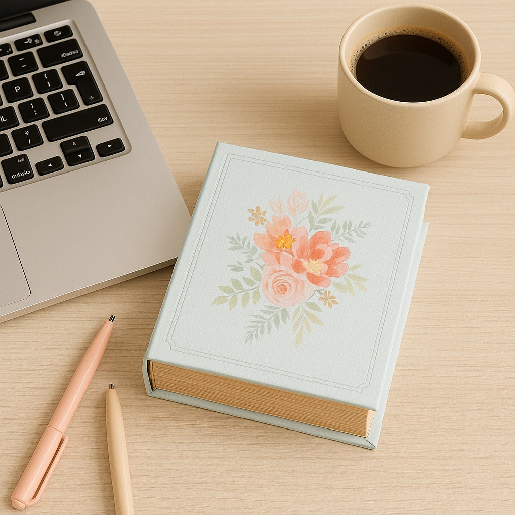 Floral Book Storage Box