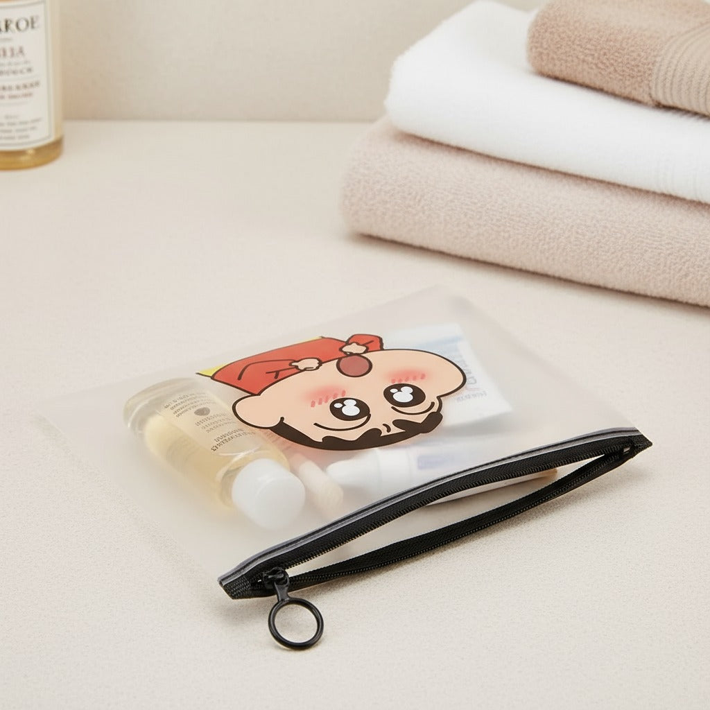 Shinchan Transparent Pouch