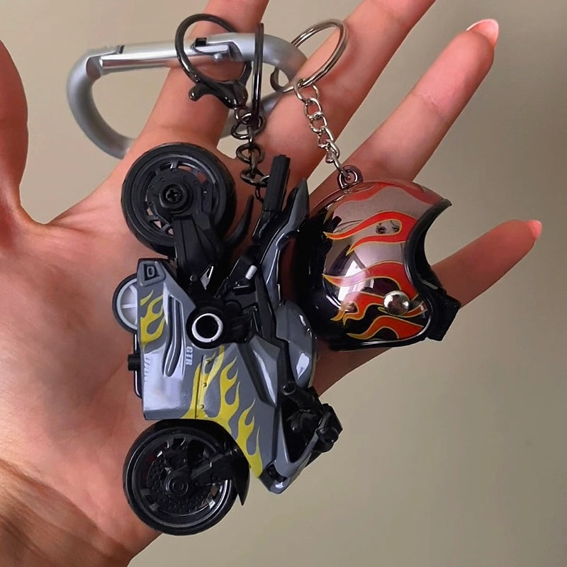 Bike & Helmet Keychain