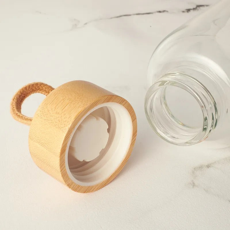 H2O Glass Water Bottle