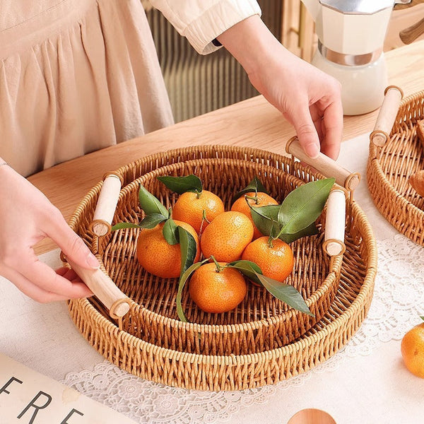 Woven Snack Trays