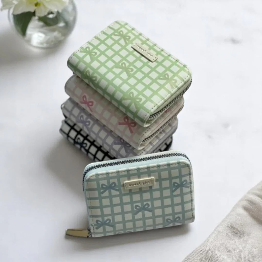 Cute Bow Mini Wallet