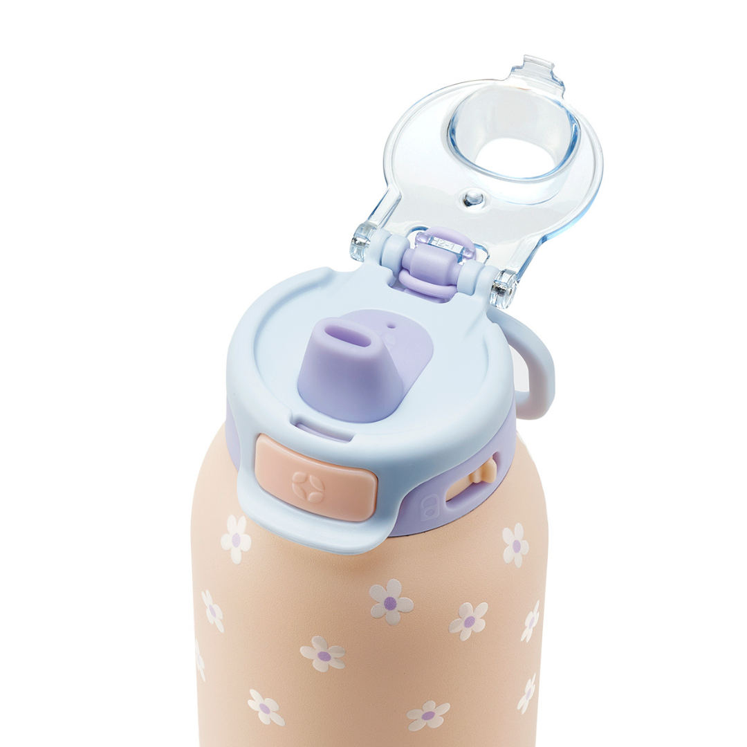 Floral Flip-Top Bottle