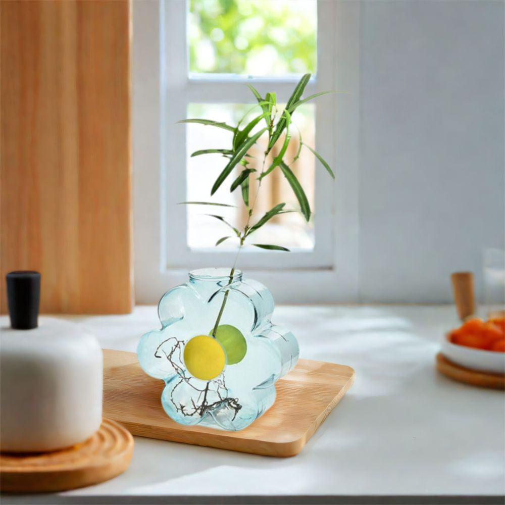 Flower Shape Transparent Vase