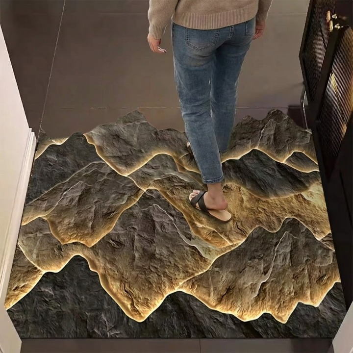 3D Mountain Doormat