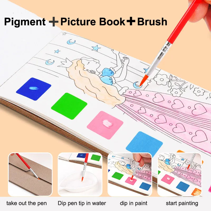 Pocket Water Colour Painting Book
