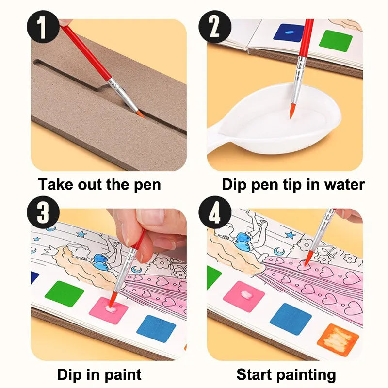 Pocket Water Colour Painting Book