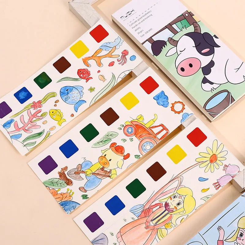 Pocket Water Colour Painting Book