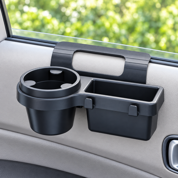 2 in 1 car window organizer mounted empty