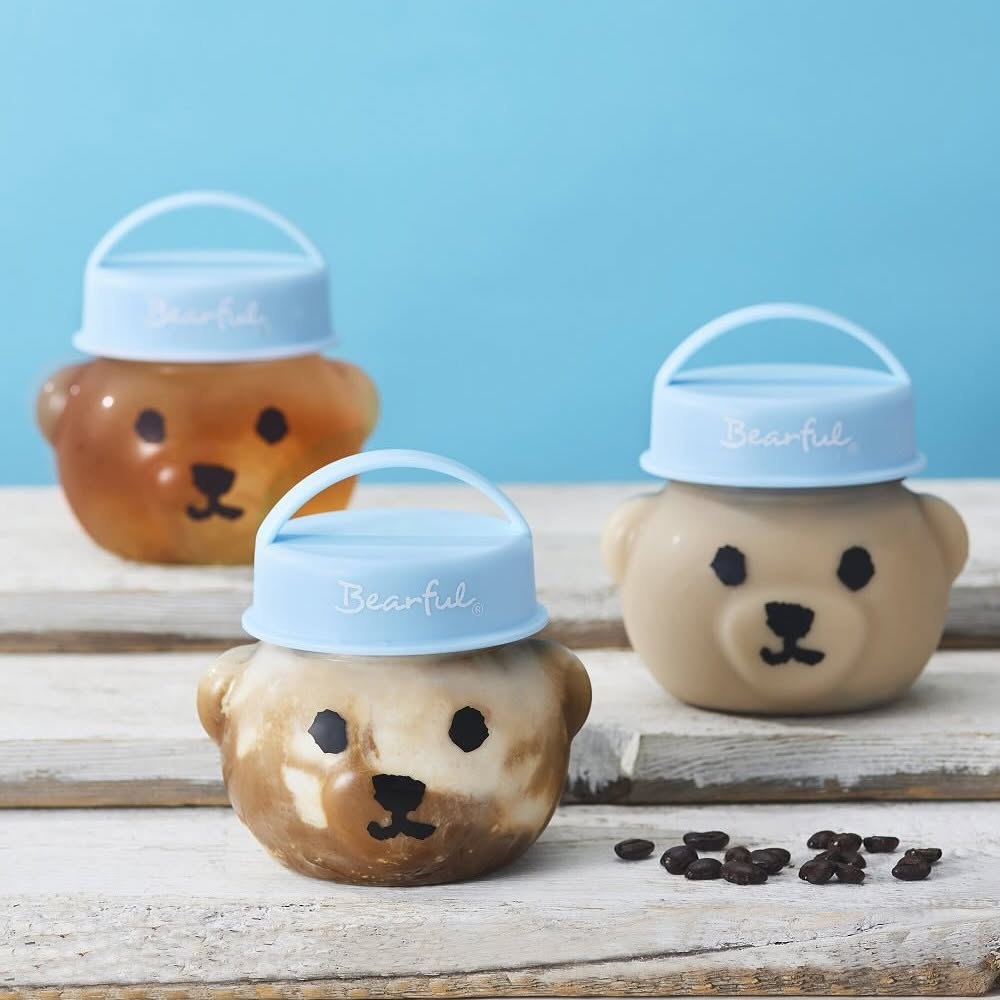 Bear-Shaped Drink Jars