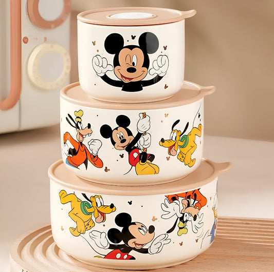 Disney Mickey Bowl With Lid
