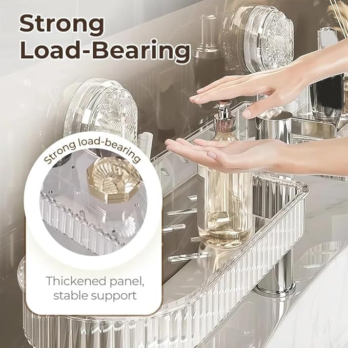 Wall-Mounted Bathroom Shelf