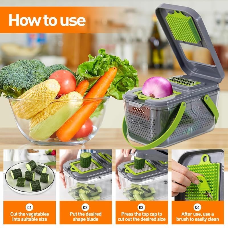 14 in 1 Kitchen Chopper & Slicer