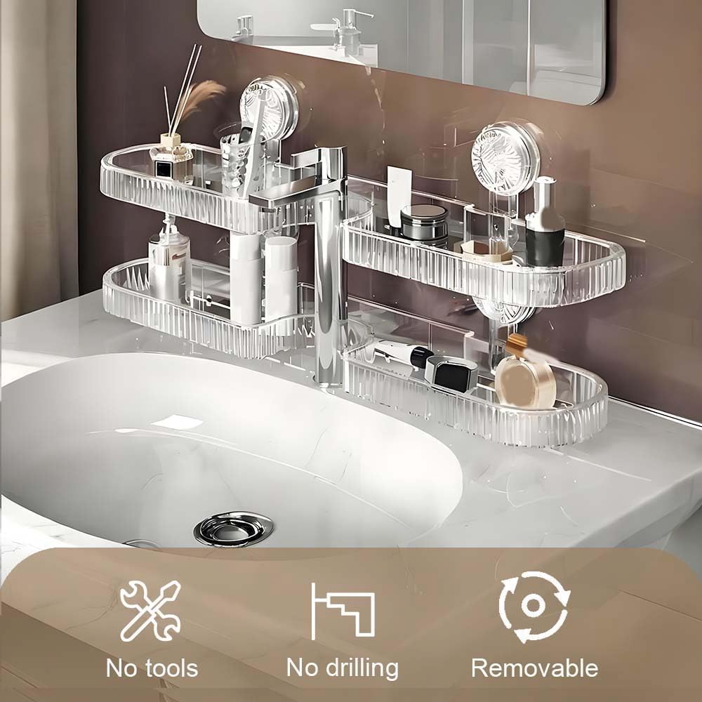 Wall-Mounted Bathroom Shelf