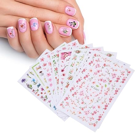 Flower Nail Stickers