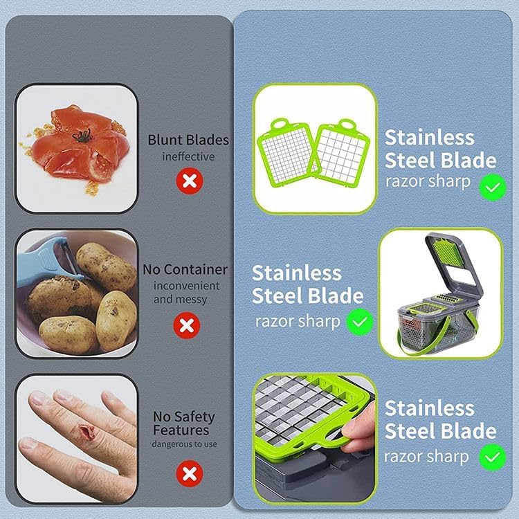 14 in 1 Kitchen Chopper & Slicer