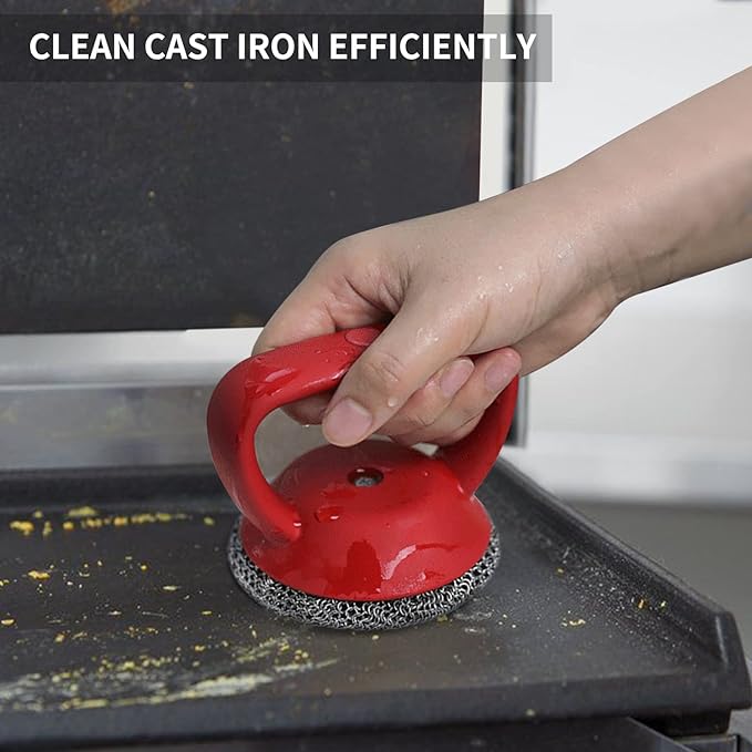 Cast Iorn Skillet Cleaner Brush