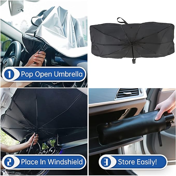 car windshield sun shade protector