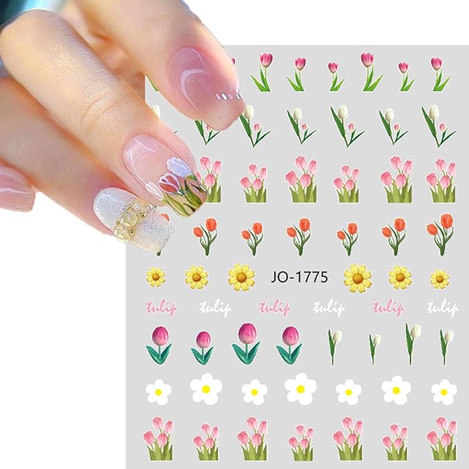 Flower Nail Stickers