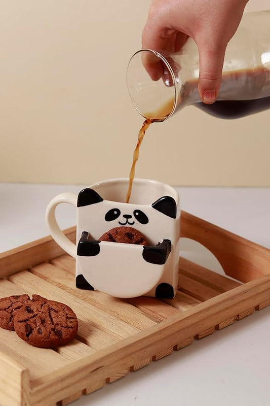 3D Cartoon Panda Coffee Mug