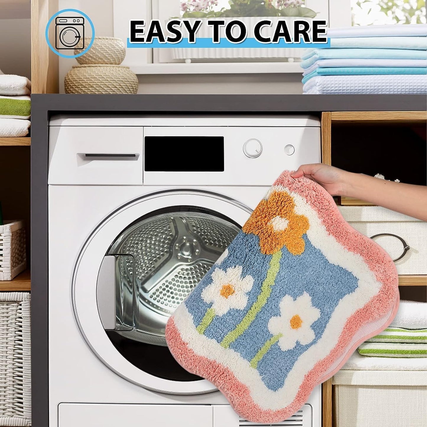 Floral Soft Touch Floor Mat